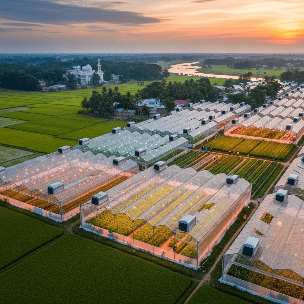Strawberry Greenhouse Farming System